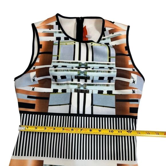 Clover Canyon Digital Print Fitted Scuba Dress - Picture 7 of 12